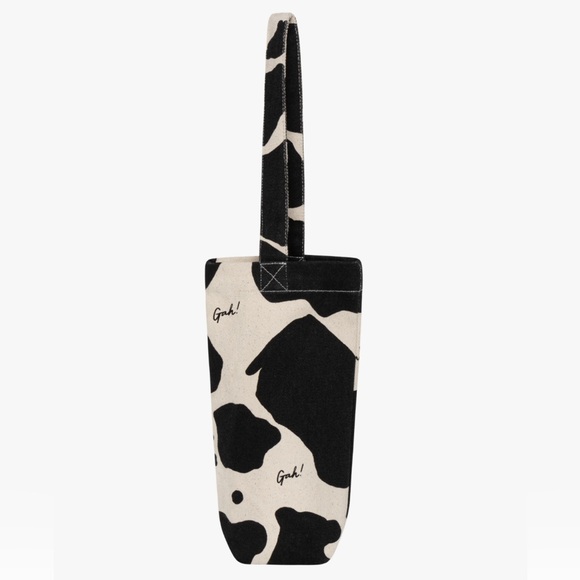 NWT new cow print Wine Tote from LISA SAYS GAH - Picture 5 of 13